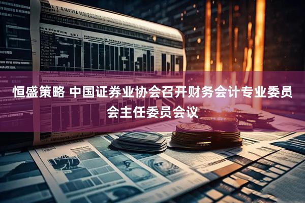 恒盛策略 中国证券业协会召开财务会计专业委员会主任委员会议