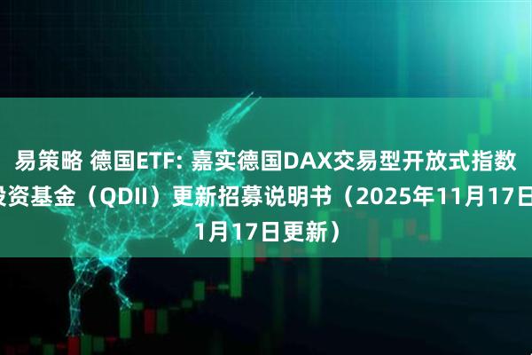 易策略 德国ETF: 嘉实德国DAX交易型开放式指数证券投资基金（QDII）更新招募说明书（2025年11月17日更新）